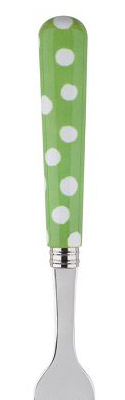 Sabre White Dots Garden Green Stainless Steel Flatware Silverware