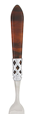 Vietri Aladdin Brilliant Tortoise Shell Stainless Flatware Handle