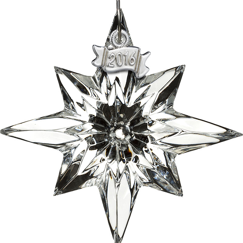 Waterford Crystal Mini Christmas Star Ornament 2016 | Silver Superstore